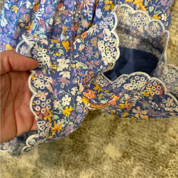 Nordstrom Blue Floral Smocked Dress - Picture 5 of 5